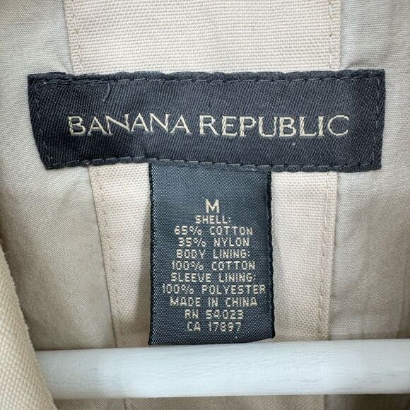 Banana Republic Factory Oversized Trench Coat Medium - Picture 5 of 6